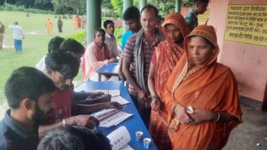 शांतिपूर्ण माहौल में चुनाव संपन्न