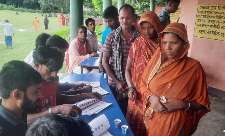 शांतिपूर्ण माहौल में चुनाव संपन्न