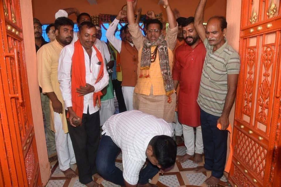 MLA inaugurated the passenger shed