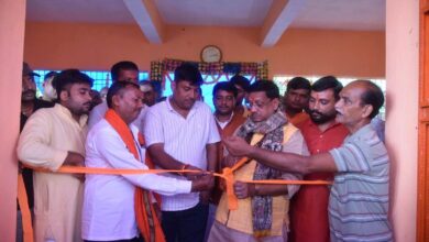 MLA inaugurated the passenger shed